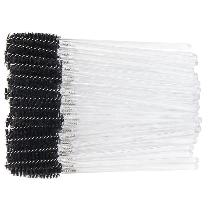 Lot de 50 Goupillons Sourcils BrowLuxe, Brosse de Précision Jetable