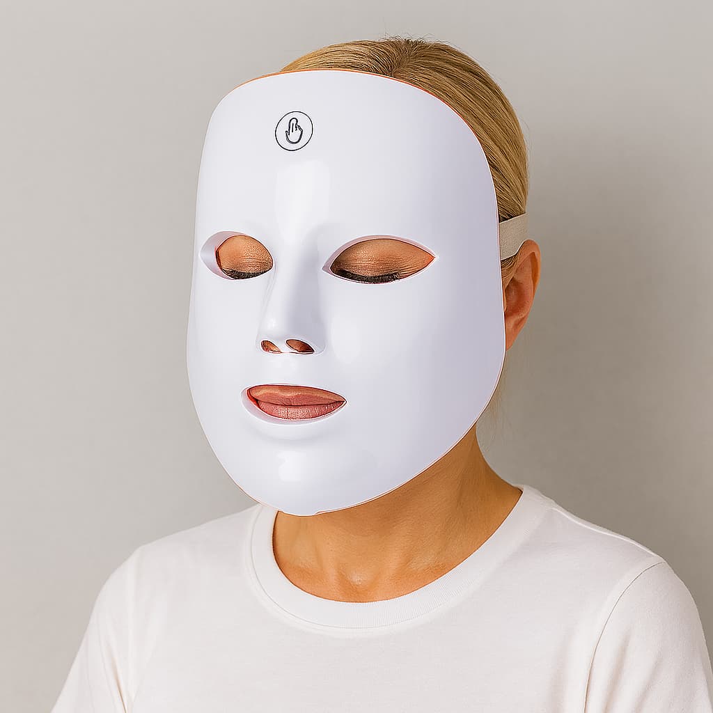 Masque LED Visage 4 Couleurs, Soin Beauté Maison