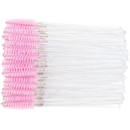 Lot de 50 Goupillons Sourcils BrowLuxe,  Brosse de Précision Jetable