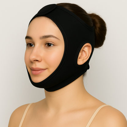 Bande de maintien V-Line Éméria™ Accessoire facial raffiné pour soins du visage à domicile